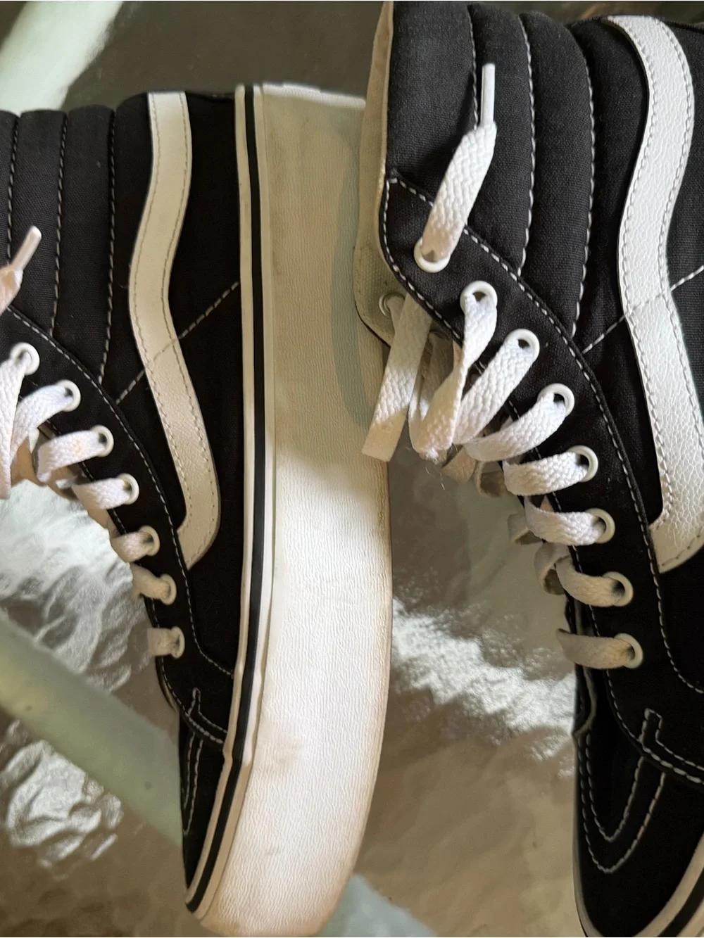 Women’s size 9.5 vans High-Top Platform Sneakers shoes